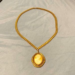 Vintage cameo necklace
